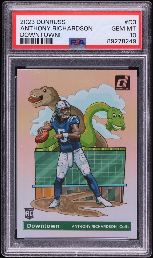 2023 Donruss Downtown Anthony Richardson ROOKIE #D-3 PSA 10 GEM MINT