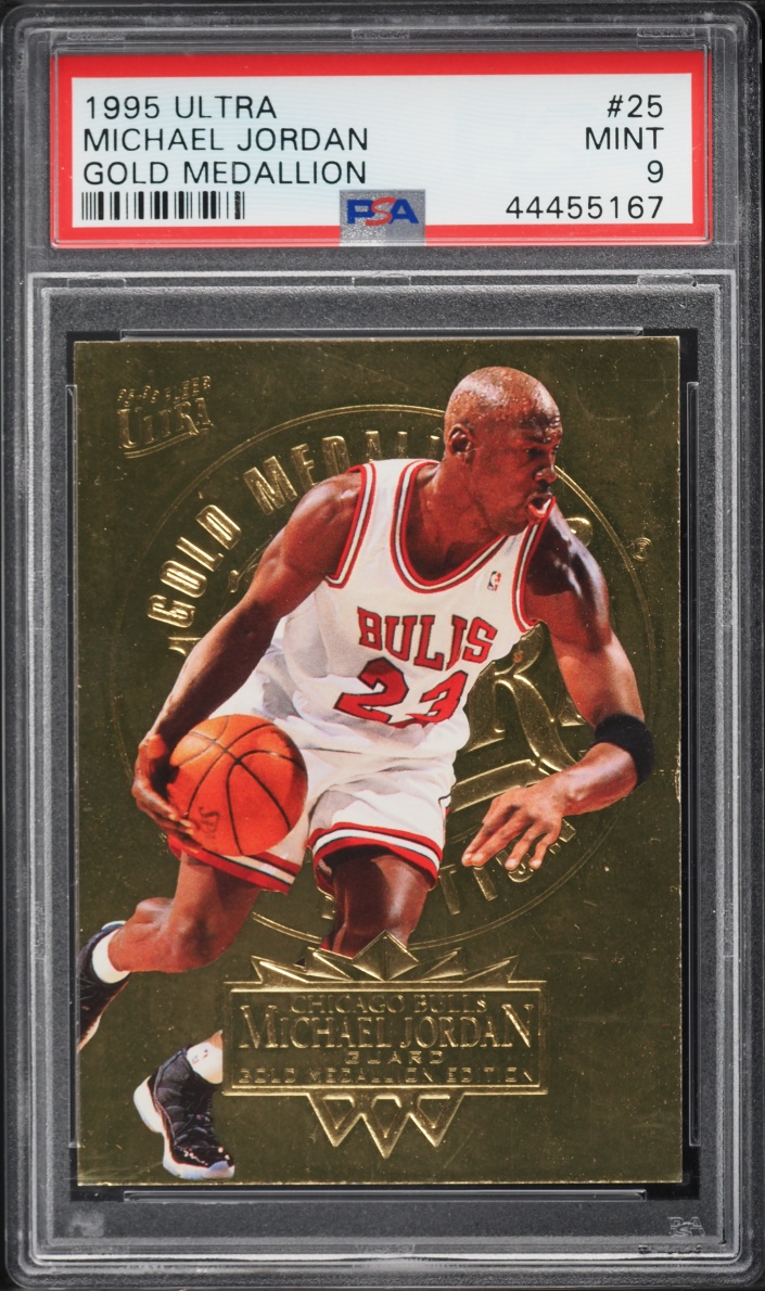 1995 Ultra Gold Medallion Michael Jordan #25 PSA 9 MINT