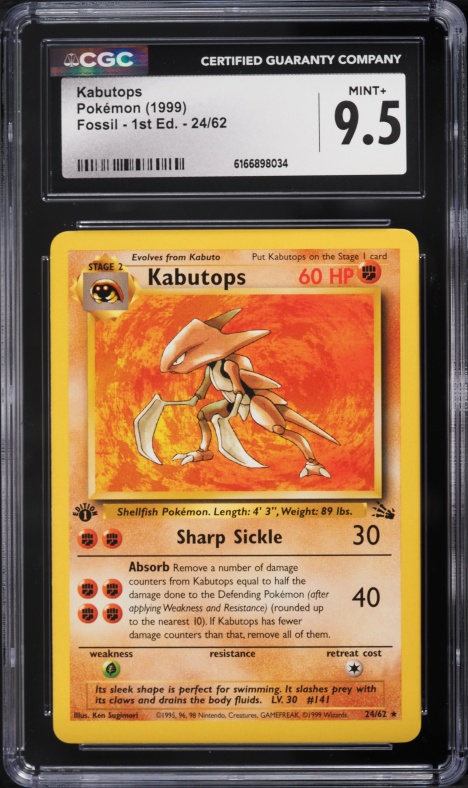 kabutops pokemon card value Pokemon: Crystal Type Reverse Holo. From The Rare Skyridge Set. BGS 6 for Sale in North Las Vegas, NV Celebrate the incredible history of the TCG hobby by adding this Kabutops 1999 Pokemon Fossil 1st Edition Holo Rare #9 PSA Authenticated 7 Card to your vault Kabutops reverse - Platinum Arceus
