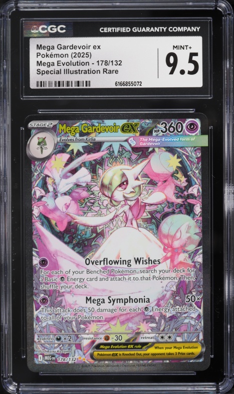 2025 Pokemon Japanese Mega Symphonia SAR Mega Gardevoir ex #87 CGC