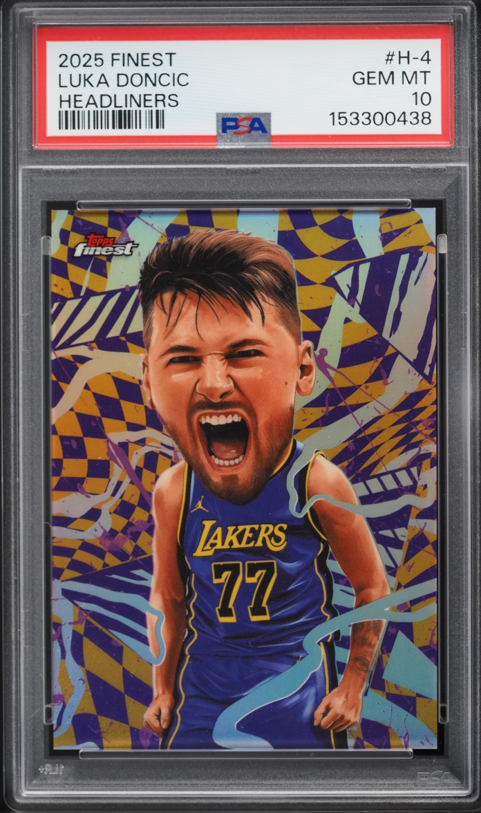 2025 Finest Headliners Luka Doncic #H-4 PSA 10 GEM MINT