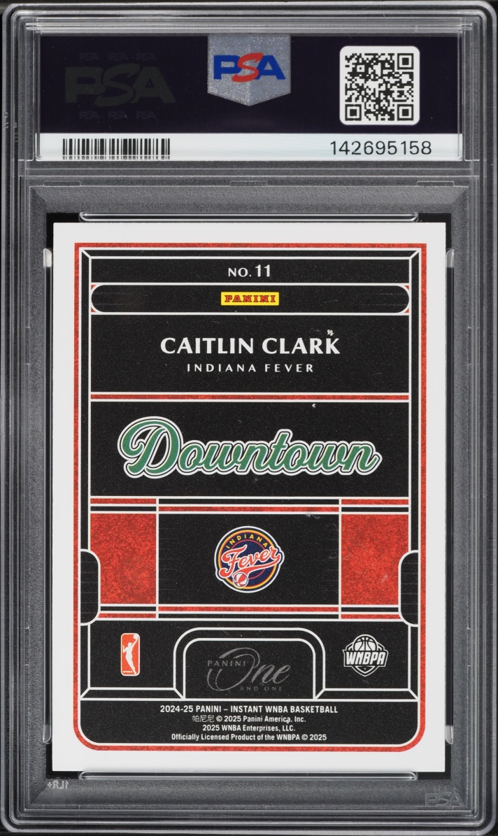2024 Panini One And One Royalty WNBA Downtown Caitlin Clark ROOKIE #11 PSA 10 GEM MINT