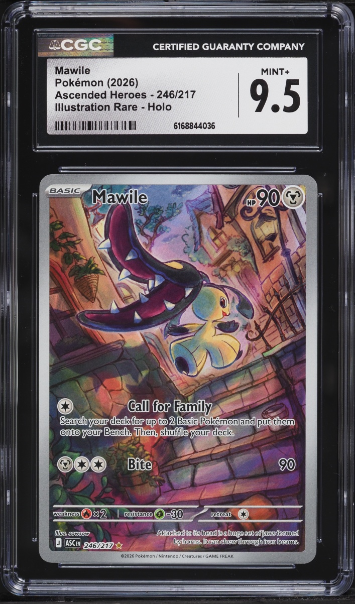 2026 Pokemon Mega Evolution Ascended Heroes IR Mawile #246 CGC 9.5 MINT+
