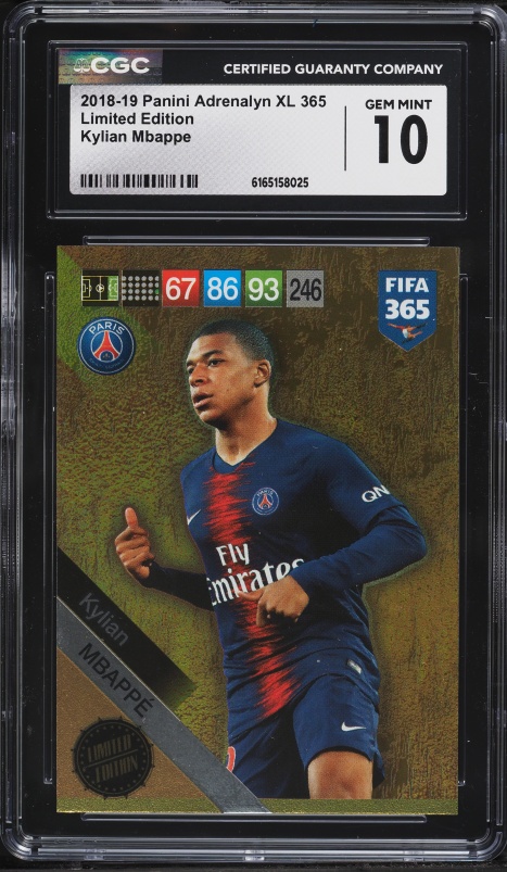 2018 Panini Prizm World Cup Kylian Mbappe ROOKIE #80 PSA 10 GEM