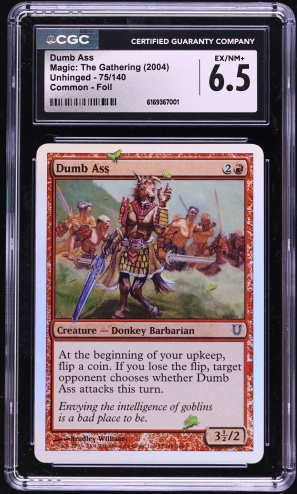 2004 Magic The Gathering MTG Unhinged Foil City Of Ass #134 BGS