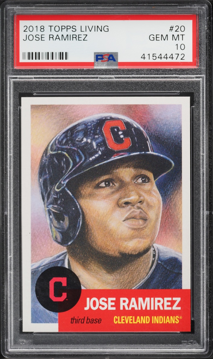 2018 Topps Living Jose Ramirez #20 PSA 10 GEM MINT