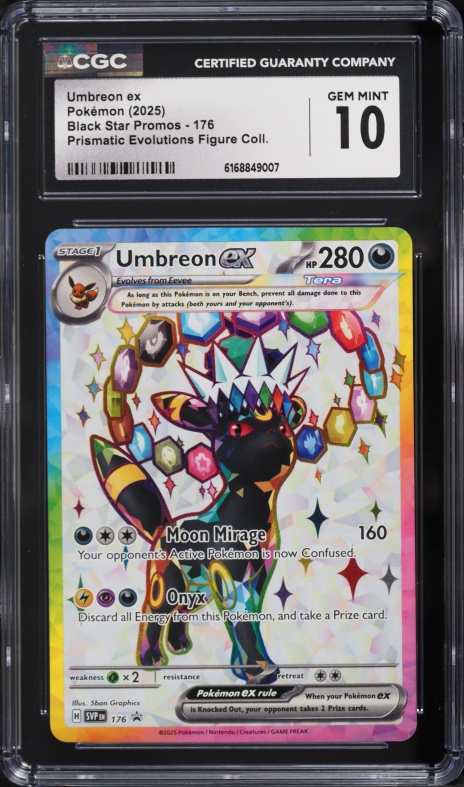 2025 Pokemon Chinese SV Gem Pack Vol. 2 Full Art Umbreon #0615 PSA