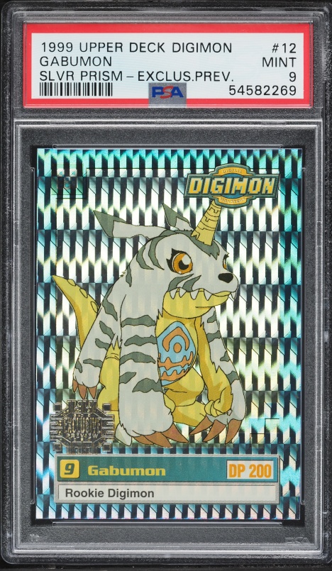 digimon cards 1999 Hyper Colosseum - Graded Card Slabs Upper Deck Digimon Trading Cards