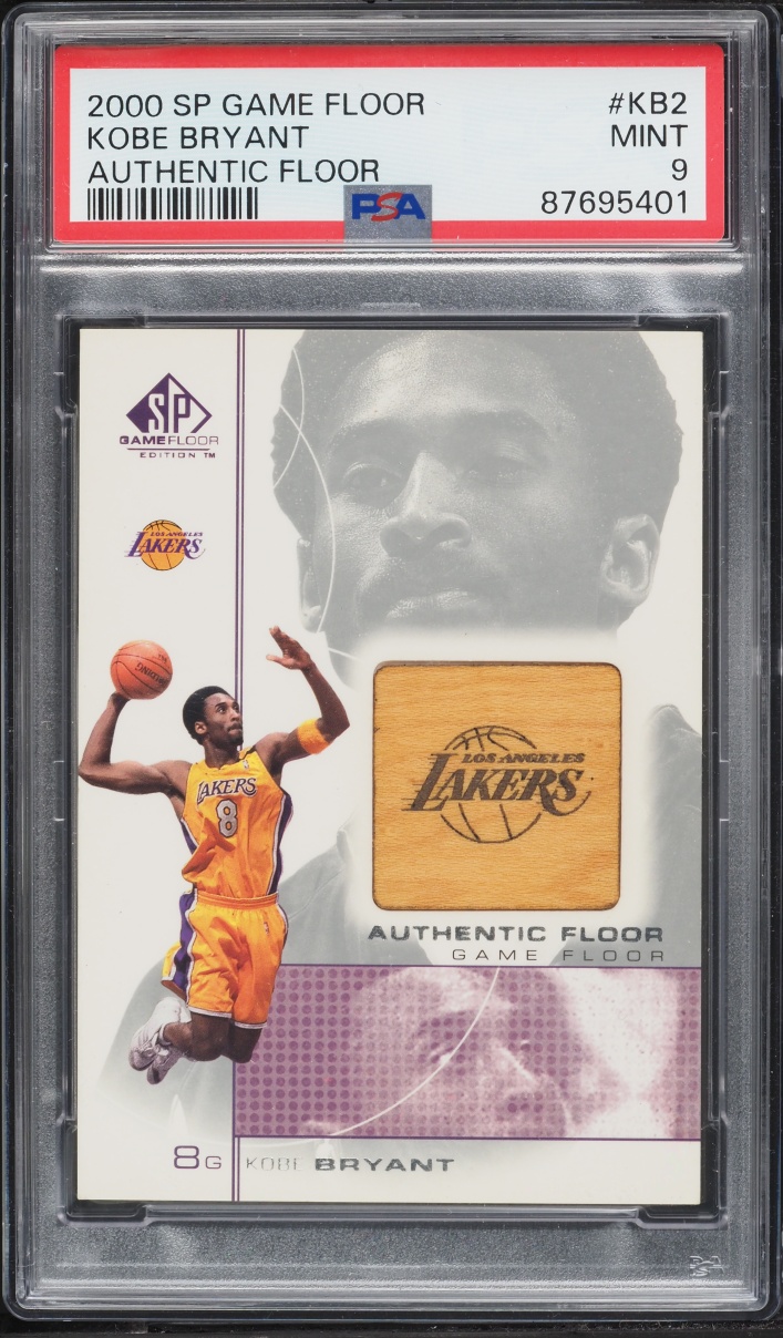 2000 SP Game Floor Authentic Kobe Bryant PATCH #KB2 PSA 9 MINT