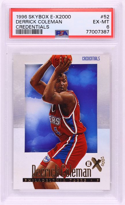 1996 Skybox E-X2000 Credentials Kobe Bryant ROOKIE /499 #30 PSA