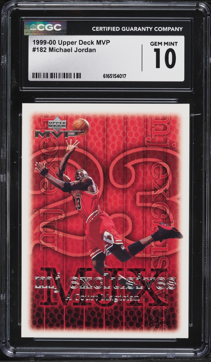 1999 Upper Deck MVP Michael Jordan #182 CGC 10 GEM MINT