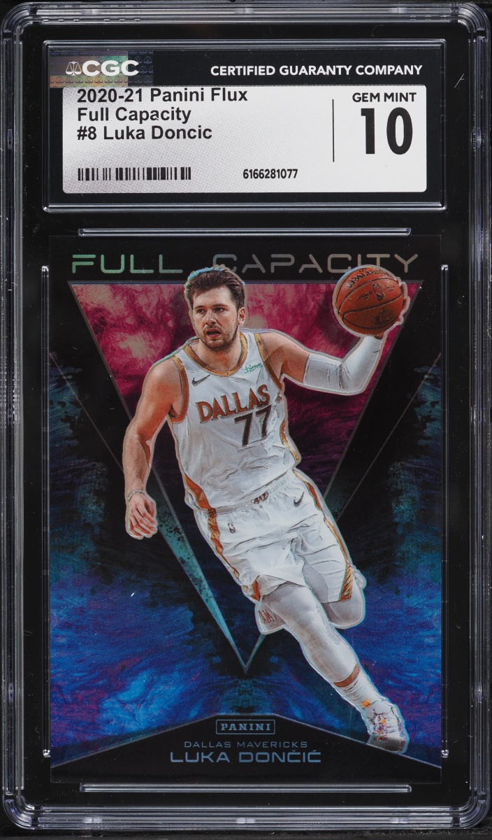 2020 Panini Flux Full Capacity Luka Doncic #8 CGC 10 GEM MINT