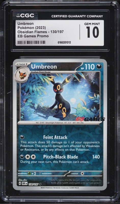 2023 Pokemon Japanese SV Promo Yu Nagaba X PCG Campaign Umbreon