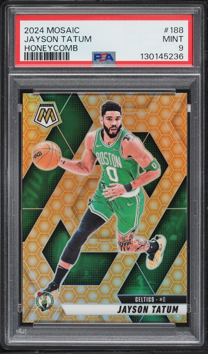 2024 Panini Mosaic Honeycomb Jayson Tatum #188 PSA 9 MINT