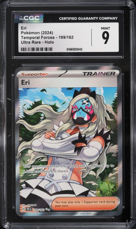 eri pokemon card price 2025 Scarlet & Violet Prismatic Evolutions Full Art UR #136 PSA 10 on Fanatics Collect Discard up to 2 Item cards you find there.You may play only 1 Supporter card during your turn. Pokemon – Eri 199/162 –