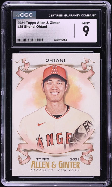 2021 Topps Allen & Ginter Shohei Ohtani #25 CGC 9 MINT