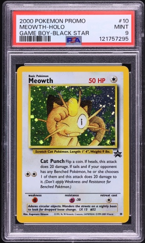holographic meowth promo card Alolan SM Black Star Promos | Pokmon Listed With Mascot. Pokemon Meowth #10 Game Boy