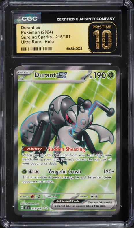 durant ex pokemon card price - 004/191 Surging Sparks Double Rare your opponent takes 2 Prize cards. Durant EX 004/191 S&V Surging