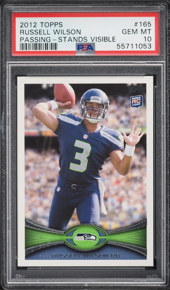 2012 Topps Passing Russell Wilson ROOKIE #165 PSA 10 GEM MINT