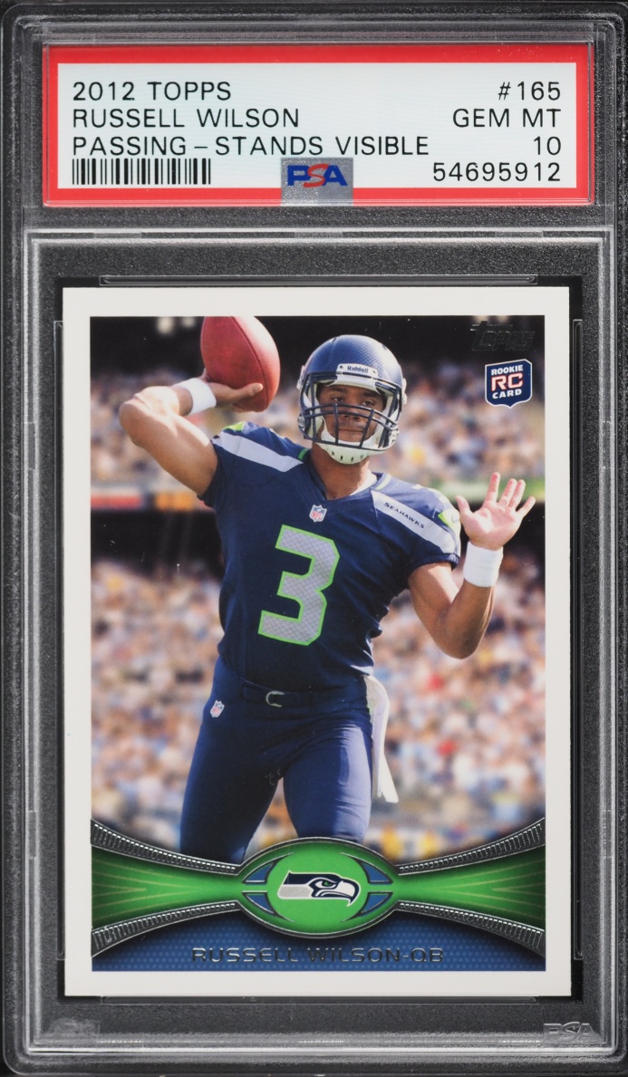 2012 Topps Passing Russell Wilson ROOKIE #165 PSA 10 GEM MINT