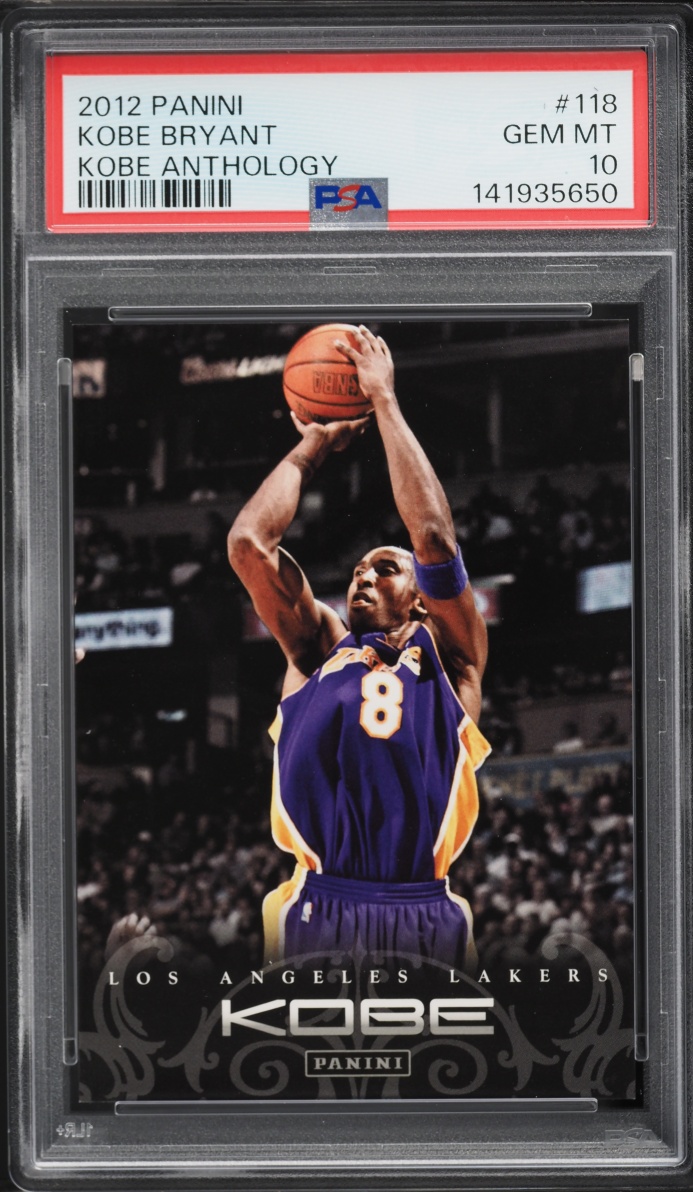 2012 Panini Anthology Kobe Bryant #118 PSA 10 GEM MINT
