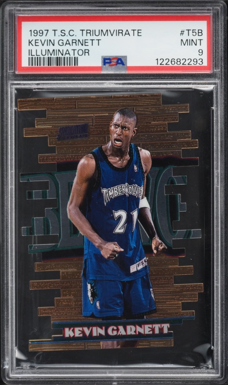 1998 Skybox Premium That's Jam Kevin Garnett #13 PSA 9 MINT on