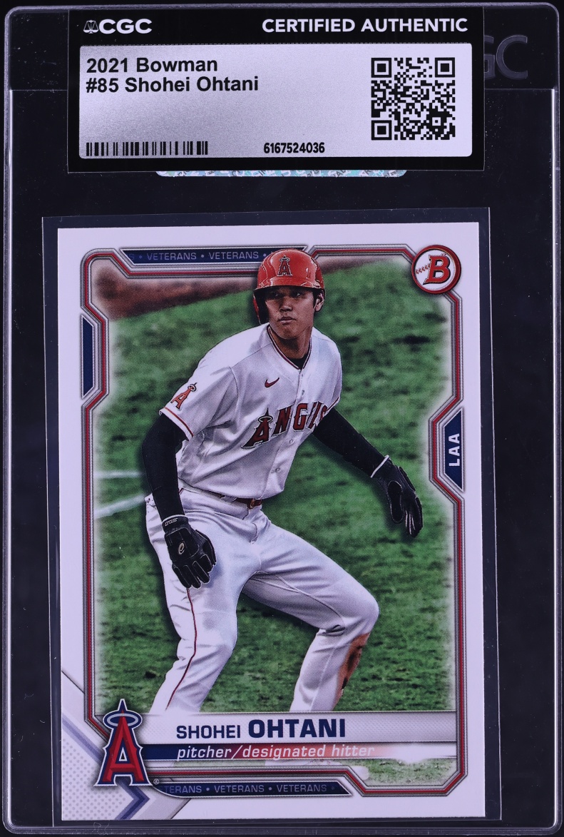 2021 Bowman Shohei Ohtani #85 CGC AUTH