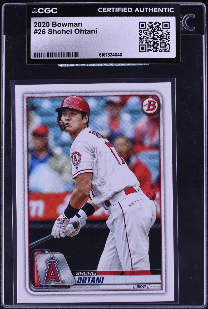 2020 Bowman Shohei Ohtani #26 CGC AUTH
