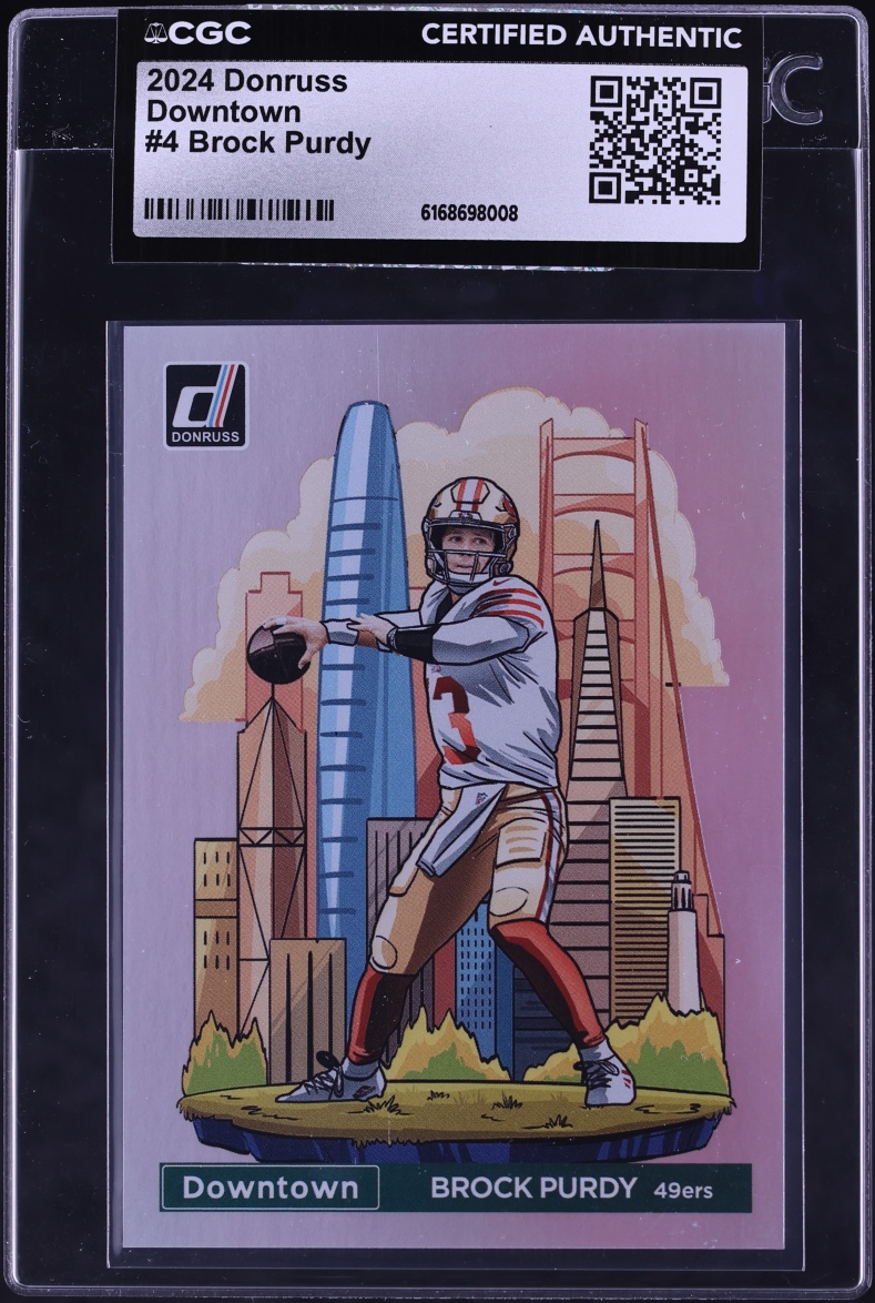 2024 Donruss Downtown Brock Purdy #4 CGC AUTH