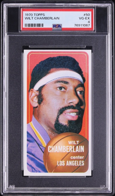 1970 Topps Basketball Wilt Chamberlain #50 PSA 4 VGEX