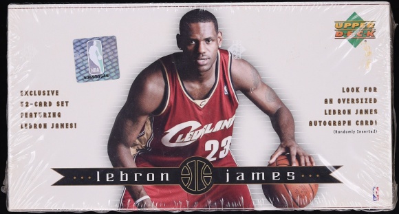 2003 Upper Deck LeBron James Basketball Sealed Set, 30ct Cards