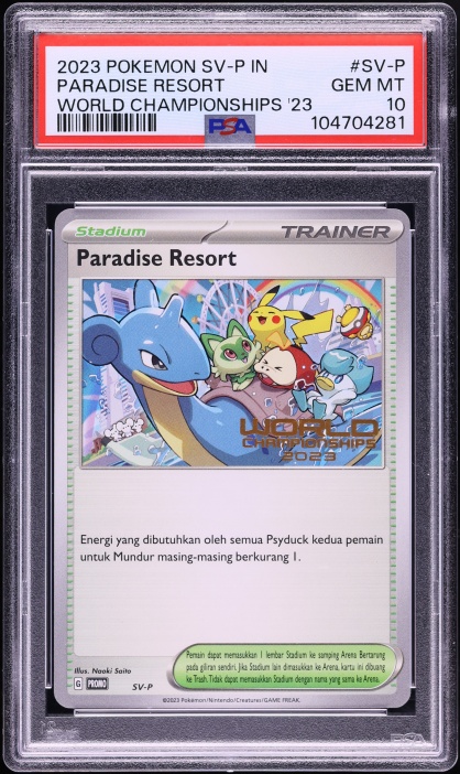 2025 Pokemon Korean SV Promo World Championships '25 Paradise