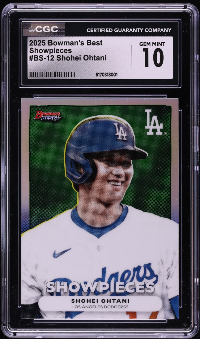 2025 Bowman's Best Showpieces Shohei Ohtani #BS-12 CGC 10 GEM MINT