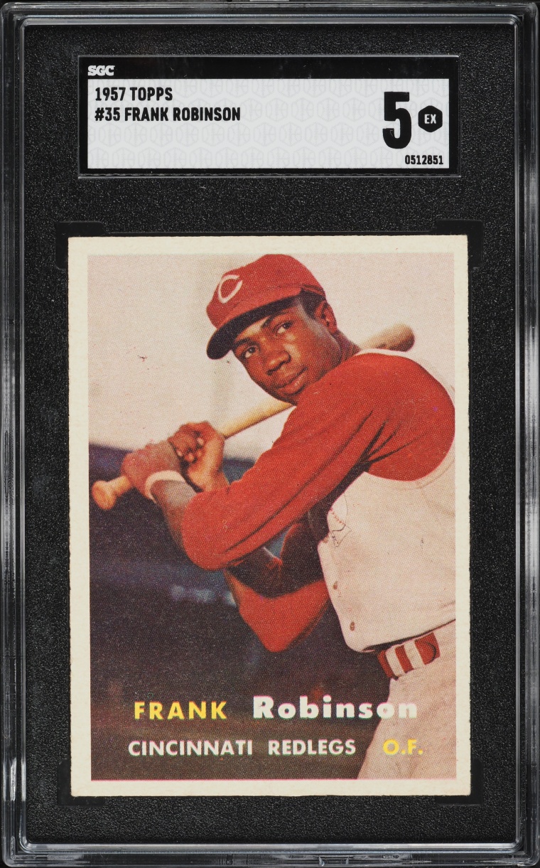 1957 Topps Frank Robinson ROOKIE #35 SGC 5 EX