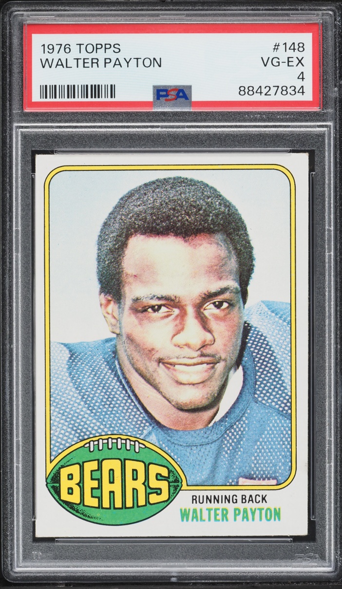1976 Topps Football Walter Payton ROOKIE #148 PSA 4 VGEX