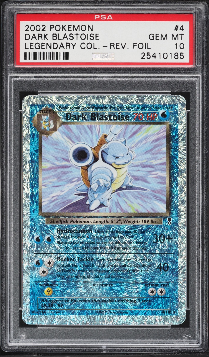 dark blastoise pokemon card value Pokmon - Team Rocket 3/82 Value of a PSA 1