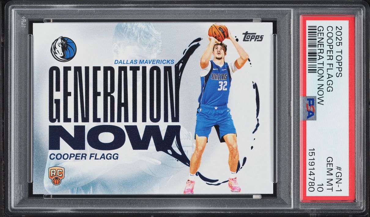 2025 Topps Generation Now Cooper Flagg ROOKIE #GN-1 PSA 10 GEM MINT