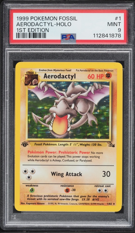 1999 Pokemon Base Set Shadowless 1st Edition Ivysaur #30 PSA 9