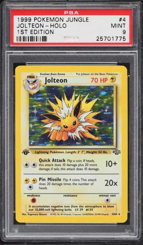 1999 Pokemon Base Set Shadowless 1st Edition Ivysaur #30 PSA 9