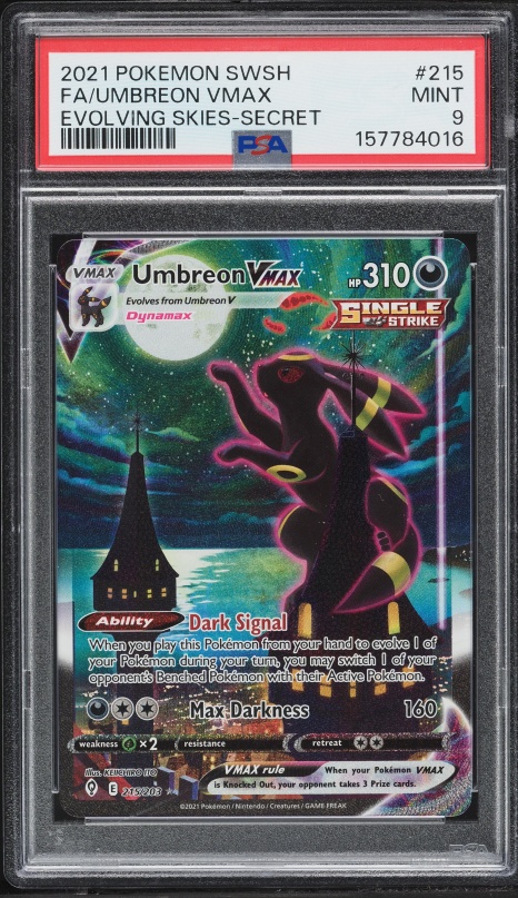 2021 Pokemon Japanese Sword & Shield VMAX Climax CSR Umbreon VMAX
