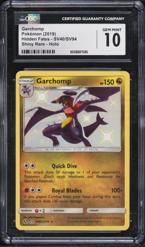 shiny garchomp pokemon card ex SIR Water HP 091/063}Cynthia's Garchomp ex | Japanese