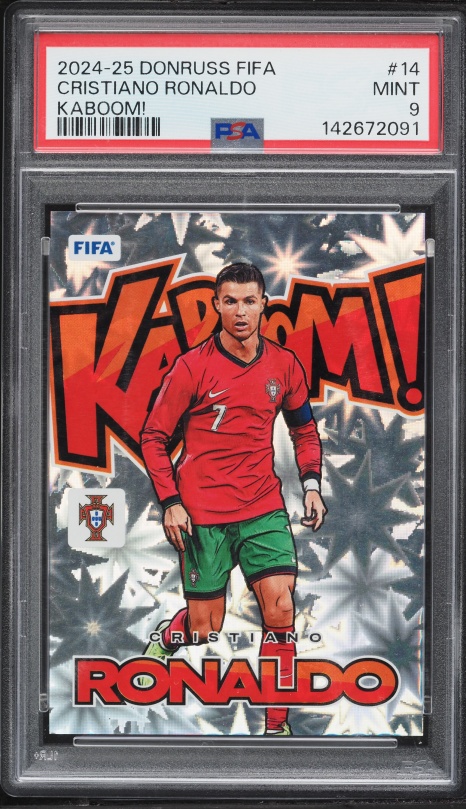 2024 Topps Chrome UEFA Sapphire Selections Black Cristiano Ronaldo