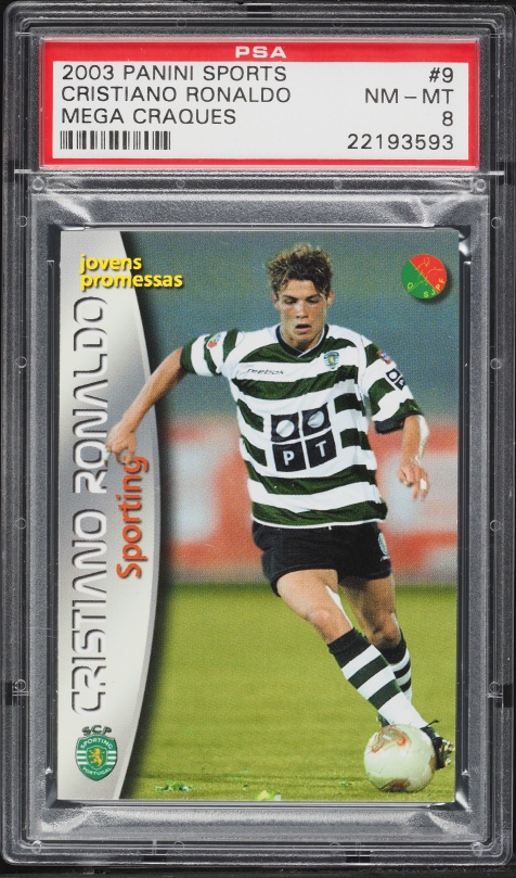 2003 Upper Deck Manchester United Cristiano Ronaldo ROOKIE #13 PSA