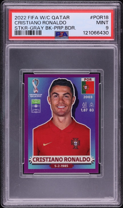 2022 Panini Prizm World Cup Qatar Red Cristiano Ronaldo /399 #175