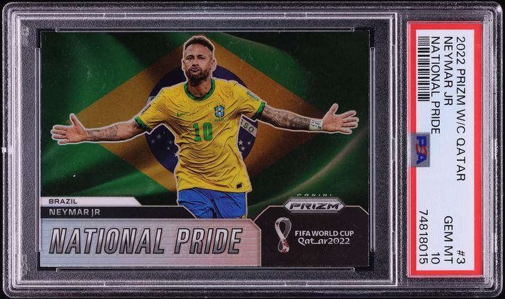 2014 Panini Prizm World Cup Neymar Jr AUTO #112 PSA/DNA 10 GEM