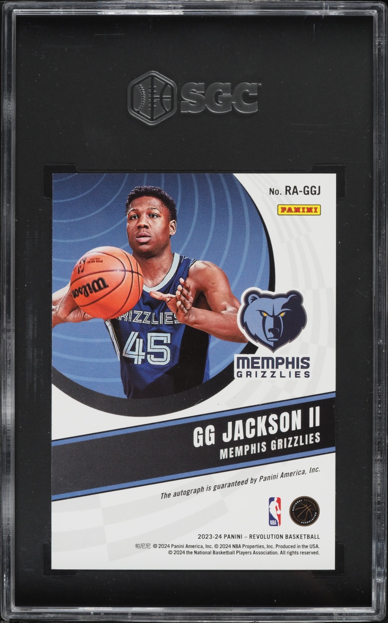 2023 Panini Revolution GG Jackson II ROOKIE AUTO #RA-GGJ SGC 10 GEM MINT
