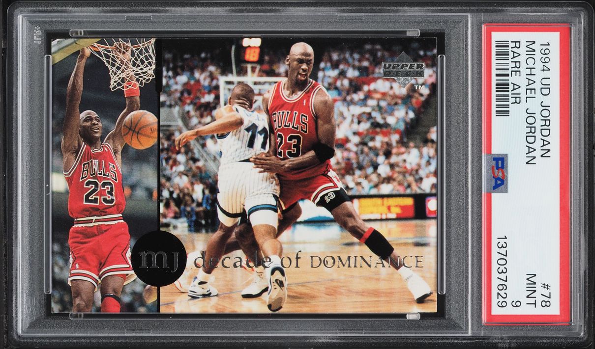 1994 Upper Deck MJ Rare Air Michael Jordan #78 PSA 9 MINT