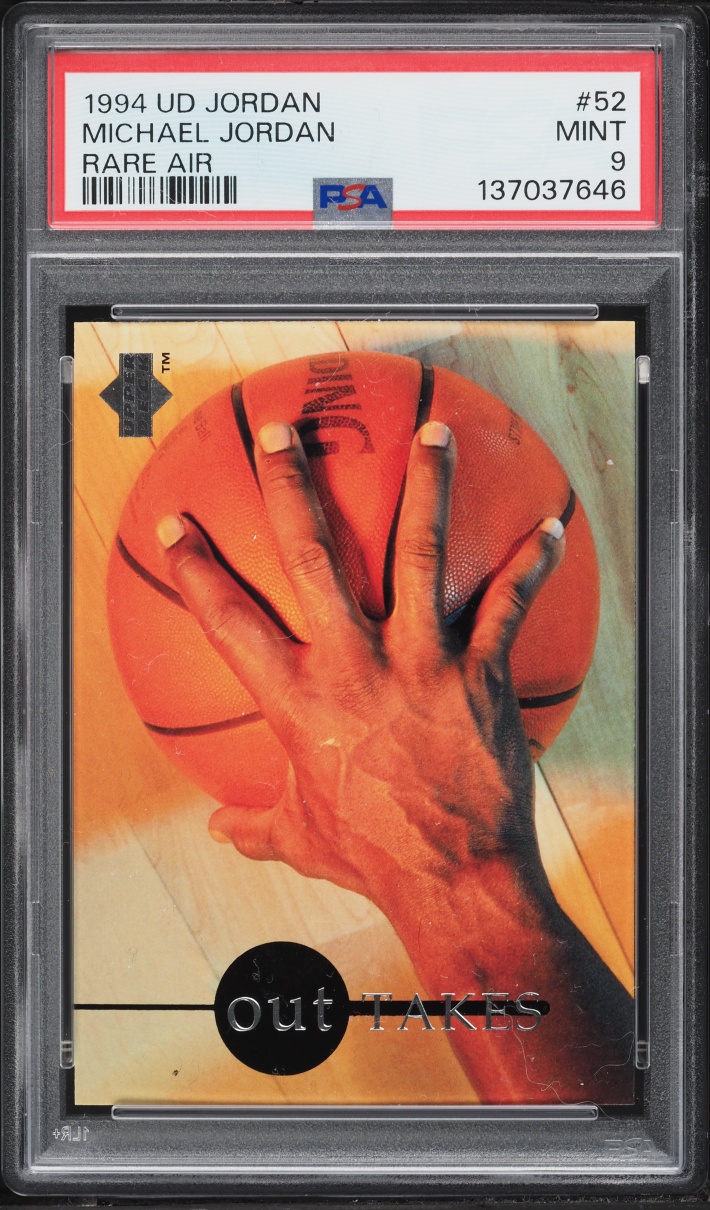 1994 Upper Deck MJ Rare Air Michael Jordan #52 PSA 9 MINT