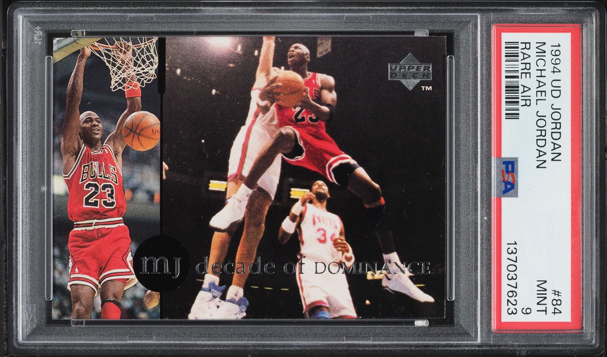 1994 Upper Deck MJ Rare Air Michael Jordan #84 PSA 9 MINT