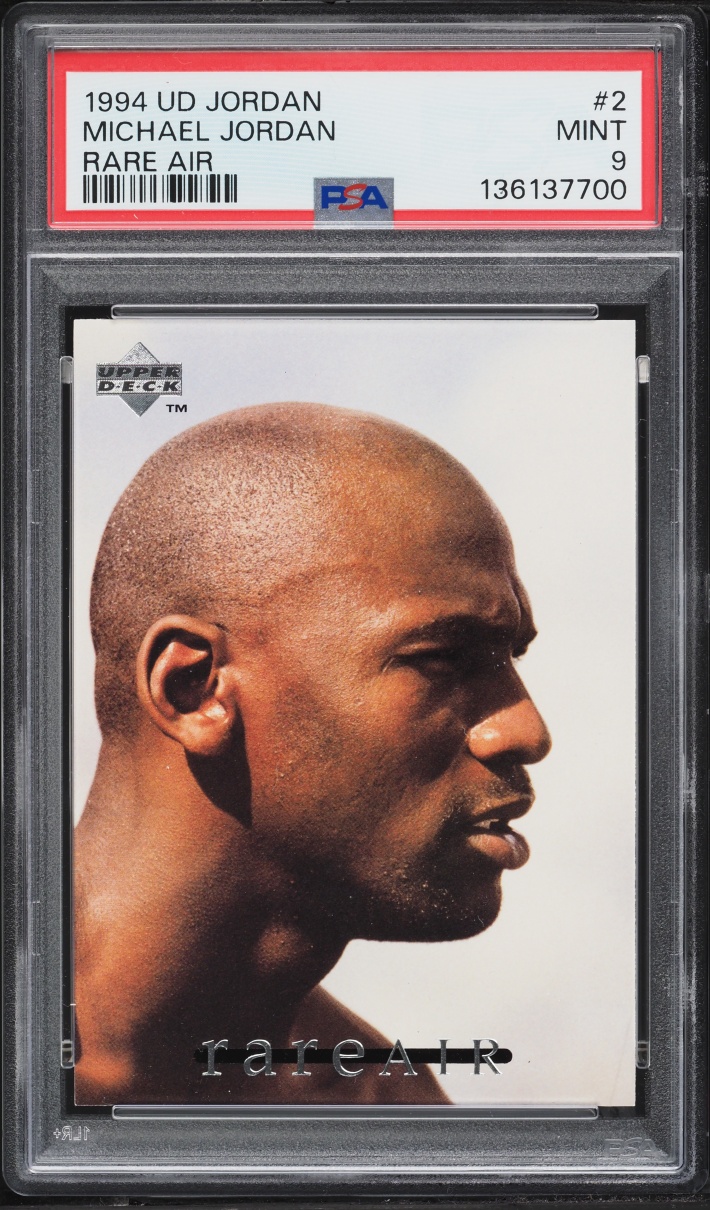 1994 Upper Deck MJ Rare Air Michael Jordan #2 PSA 9 MINT